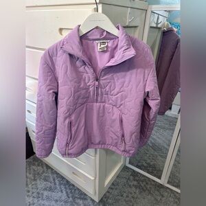 Avalanche Lilac Purple Half-Zip Quilted Jacket Outdoor Explore Coat Pullover✨